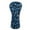 Blue Snowflake, variant on Yuyamidu Blue Marble Print Golf Club Head Covers Waterproof PU Leather Golf Head Covers for Club Protective, Golf Accessory Gifts for Women Men