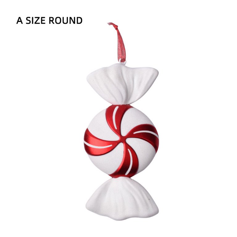 1pc Candy Pendant Christmas Decorations Wedding Decorations Red And White  Painted Gold Party Decorations Home Decorations - AliExpress