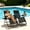 Black, variant on Dozzle Zero Gravity Chair Set of 2, Foldable Outdoor Camping Chair with Tray for Patio & Camping, 29.53"D×41.73"H×19.68"W, Black
