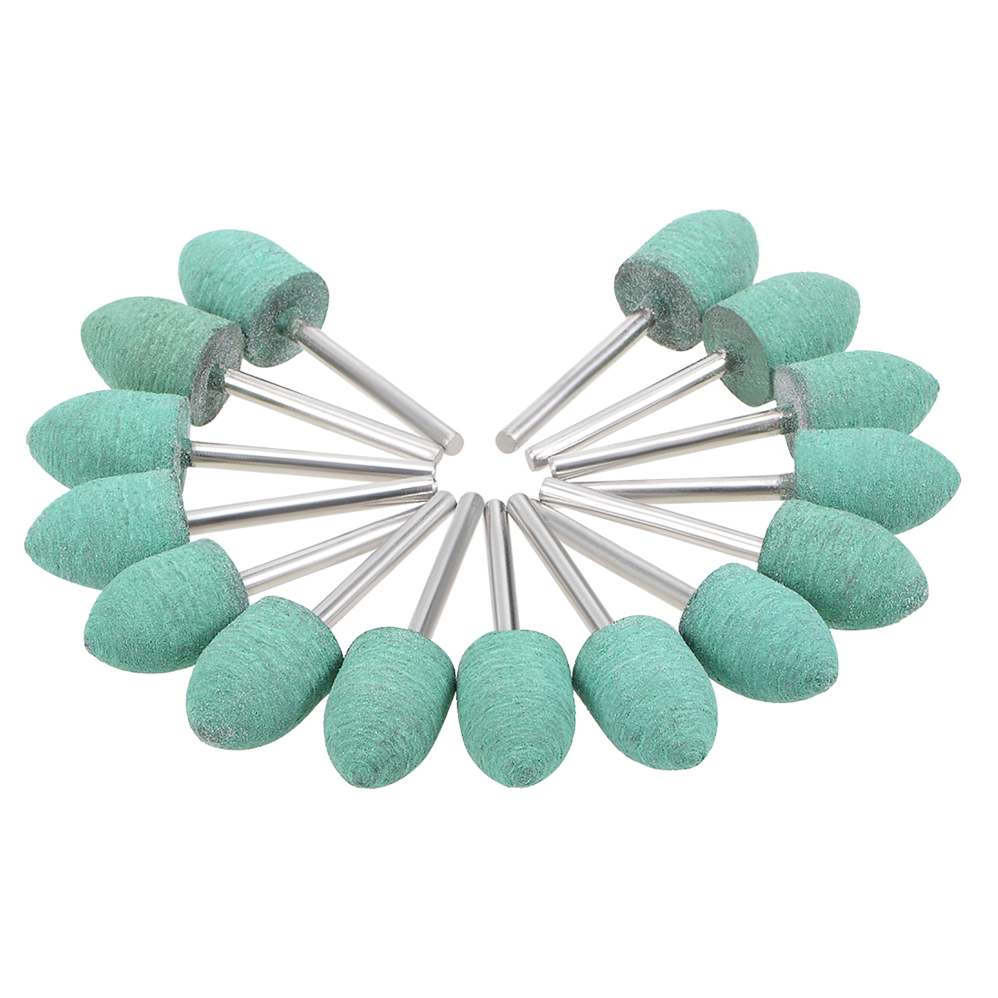 12mm Rubber Mounted Points Tapered with 1/8inch Shank Polishing