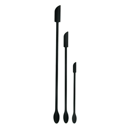 

KKCXFJX Three-piece Double-head Spatula Silicone Spatula Mini Spatula Baking Tools
