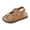 Z01-R-Brown, variant on enyan Toddler Girl Sandals,Toddler Girls Sandals Little Girls Kids Summer Shoes Toddler Sandals,Brown,Size 9