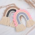 thumbnail image 6 of Giaone Rainbow Wall Hanging Tassels with Pompoms Comfortable Design for Living Rooms, 6 of 9