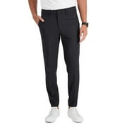 Men's Haggar Smart Wash Slim-Fit Suit Jogger Pants Black Size Large 36/38