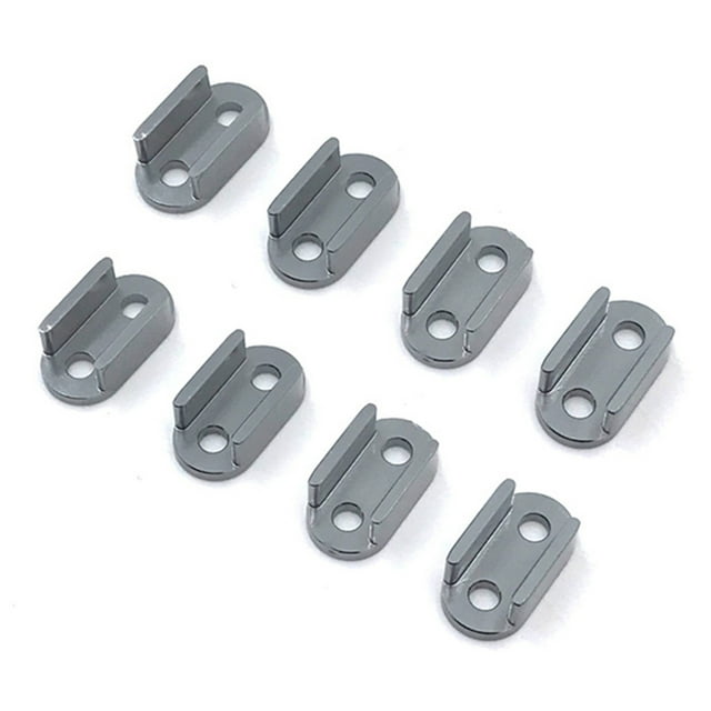 8X pour D12 B14 B24 B16 B36 Ressorts à Feuilles Amortisseur Support de Montage Fixe, Titane