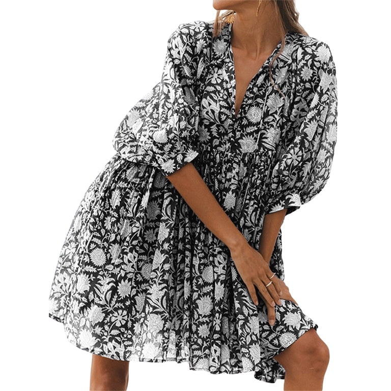 maxi cotton dress Women's Maxi A-line Swing Plaid Tiered Cotton Dress, Casual Lantern Long  Sleeve Modest Dress Comfy Elegant Flowy Long Dresses Black at Amazon  Women's Clothing store