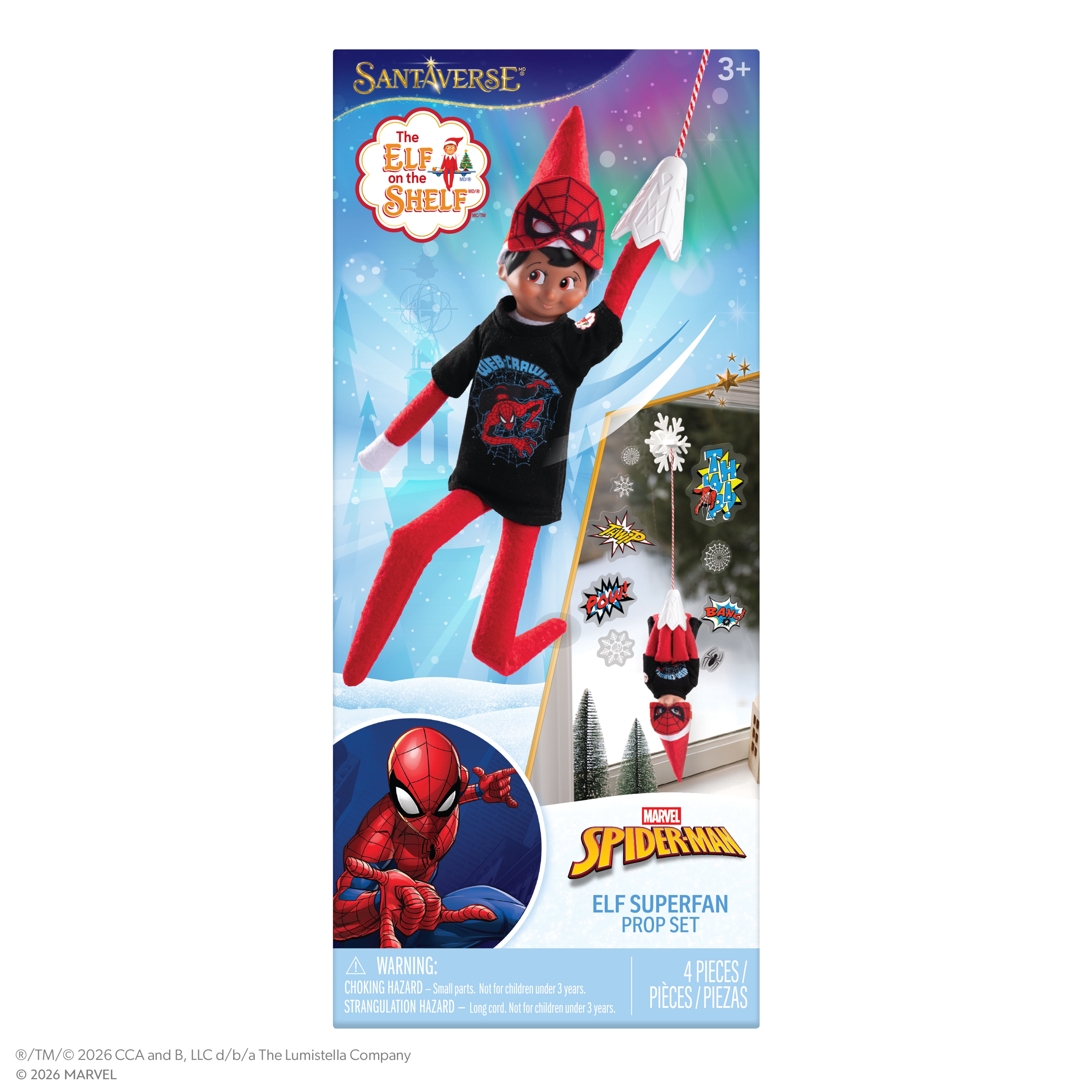 The Elf on the Shelf Marvel Spider-Man Superfan Set - Scout Elf Not Included