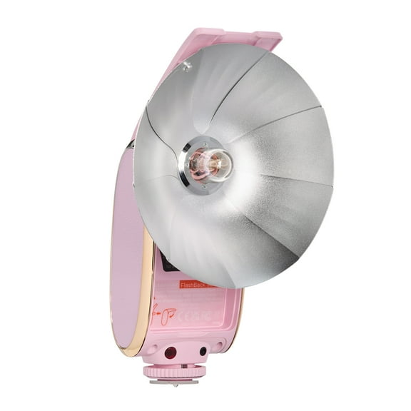 Flashpoint FlashBack Lux Senior Retro Camera Flash (Pink), Godox Lux Senior