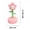 Pink, variant on Cute Flower Shaped Mini Night Light Warm Portable Bedside Table Lamp for Bedroom Living Room Home Office Desk Tabletop Shelf Study Decor Gift