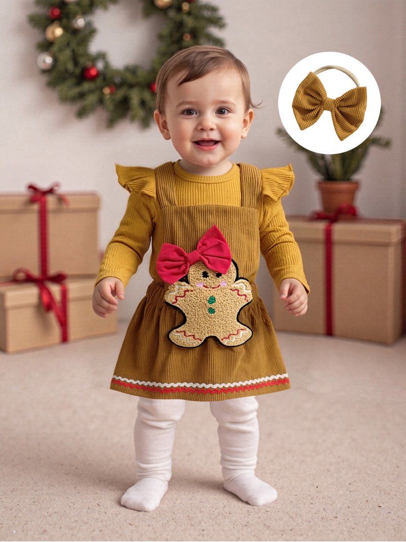 white christmas dresses Girls Christmas Dress Cute Baby Girl Puffy Sequins Pageant Dress Toddler Birthday Communion Princess Dress, Yellow / 7-8 Years (140cm)