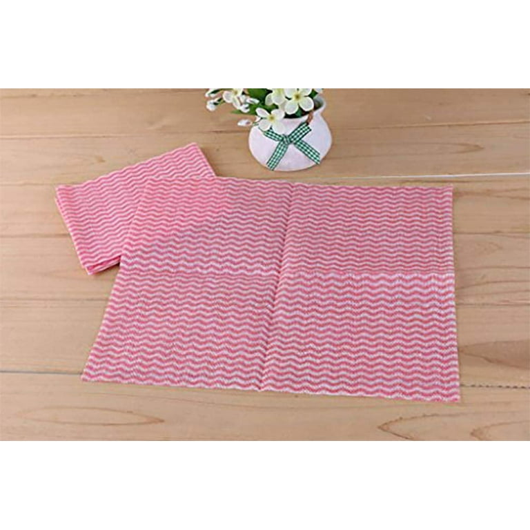 80 Count Disposable Dish Cloth, Dish Rags, Reusable Cleaning Cloth  Disposable Heavy Duty Dish Towels Dish Cloth Reusable Kitchen J Clothes  8.6X4.3