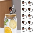 thumbnail image 2 of Zmeidao 10Pcs Halloween Straw Cover Cap for Stanley Cup, Silicone Straw Topper for Drinking Straw Tips Lids, Portable Protector Plugs Decorations Gifts for Party Halloween, 2 of 6