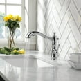 thumbnail image 4 of Delta Faucets Cassidy Single Handle Pull-Out Swivel Kitchen Sink Faucet, Chrome, 4 of 5