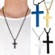 thumbnail image 2 of [LSFA] Collar De Aleación Con Colgante De Cruz Simple Para Hombres Joyería Regalo Del Día De Navidad, 2 of 4