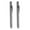 Silver, variant on HIBIBUD 2 Pcs Rechargeable Pen Light,Pocket Flashlight for Doctors in Black