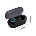 thumbnail image 3 of fans on Sale and Clearance Noise Cancelling Wireless Earbuds,6 Mics ENC Clear Call, IPX8 Waterproof, in Ear Bluetooth 5.3 Headphones Stereo Bass Ear Buds 59H Playtime with LED Display 32 EQs via APP, 3 of 7