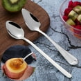 thumbnail image 3 of Ludlz Stainless Steel Grapefruit Spoons for Citrus Fruit, Finish Serrated Grapefruit Spoons, Watermelon Dessert Spoon, 3 of 7