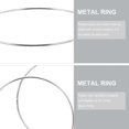 thumbnail image 4 of 10 Pcs Simple Dreamcatcher Round Metal Ring Plating Ring Hand-made Dress Accessory for Woman Girl (10cm), 4 of 4