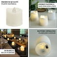 Efavormart 12 Pack - White Flameless LED Candles - Battery Operated Tea ...