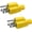 Yellow, variant on 1 Pack Neutral Ground Bonding Plug for Portable Inverter Generator, Surge Protector with Floating Neutral on RV, Camper for Solve Open Ground Error (Green)