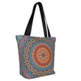 thumbnail image 2 of Fotbe Mandala Pattern Beach Tote,Shoulder Handbag,Spacious Tote Bag,Lightweight Travel Bag,Versatile Shopping Bag, 2 of 9