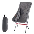 thumbnail image 1 of Silla con respaldo plegable para exteriores Silla de playa portátil para acampar y pescar para viajes Picnic Senderismo Mochilero Monstrate LF000041-02B, 1 of 7