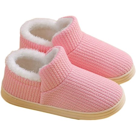 

PIKADINGNIS Women s Fuzzy House Slippers Plush Fur Lined Comfy Memory Foam Bedroom Loafers Warm Slip On Shoes Outdoor Indoor