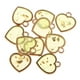 thumbnail image 2 of 10 Piezas Agregue Flor Seca Artesanía Colgante Diseño De Corazón Colgante De La Joyería Para DIY Collar Colgante  Cuelgan Joyas Result Soledad Charms Beads Pendant, 2 of 10