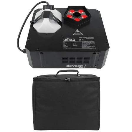 Chauvet DJ Geyser P5 LED Fog Machine with Padded Carry Case Package