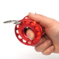 thumbnail image 2 of Carrete de los dedos Robo de buceo Roble Lifeline Sapty Sausage Retractable Holder Subdwater Float Hand Winder con gancho de doble extremo rojo AweSitey OD003520-02, 2 of 7