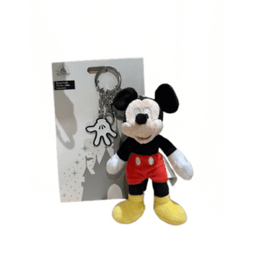 Disney Mickey Plush Keychain with Glove Charm, Multicolor