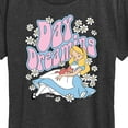 thumbnail image 3 of Disney - Alice in Wonderland - Day Dreaming - Women's Short Sleeve Graphic T-Shirt, 3 of 5