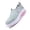 Grey, variant on Women's Walking Shoes Arch Support Comfortable Wide Sports Sneakers,Purple,US:7