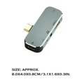 thumbnail image 2 of keepw Type-c USB Hub Laptops Cellphones PD100W Cable Connect Device Data Transfer Converter Device Cables Splitter Accessory Type2, 2 of 3
