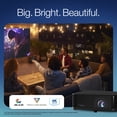 thumbnail image 2 of Epson Lifestudio Pop Plus 4K PRO-UHD Personal Lifestyle Projector, 700 Lumens of Color and White Brightness, Sound by Bose, Google TV, 3-Chip 3LCD Triple Core Engine, Projection Studio App — Black, 2 of 6