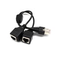 thumbnail image 1 of Divisor de red RJ45 Adaptador de cable Ethernet Macho a hembra Cable adaptador LAN de 2 vías Cable de alta velocidad Sweethay DZ7765-00, 1 of 2