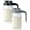 Gray+Black-32 Ounces, variant on 2 Pack 32oz Glass Pitcher With Lid & V-shaped Pour Spout - 1 Quart Breastmilk Double Leak Proof Creamer Container For Sun Tea Juice Cold Brew Coffee Storage