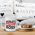 thumbnail image 5 of WIRESTER 11 Oz Ceramic Tea Cup Coffee Mug, World's Worst Boss, 5 of 7