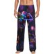 thumbnail image 1 of Balery Glowing Chameleon Fantasy Art Pantalones de pijama para hombre, pijama ultraligero, pantalón de descanso-Medium, 1 of 6