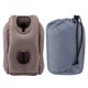 thumbnail image 1 of Almohada de viaje inflable plegable portátil, almohada para dormir en casa, avión, oficina, descanso para siestas, color gris, 1 of 13