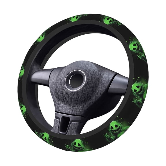 Oogie-Boogie Steering Wheel Cover Elastic Stretch Breathable Vehicle Steering Wheel Protector Car Interior Accessories