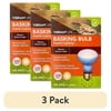 (3 pack) Vibrant Life Basking Bulb for Reptiles, 100 Watts, Terrarium Habitat Lighting