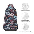 thumbnail image 4 of Daiia Flowers ad Butterflies Printed Car Seat Cover - Waterproof & Sweatproof - Universal Fit, Machine Washable, Non-Slip - Seat Protector for Car, Truck, SUV, Van (1 Pack), 4 of 5