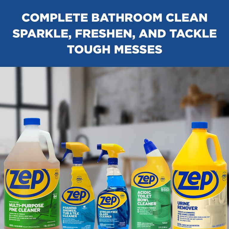 Zep Foaming Shower Tub and Tile Cleaner - 32 oz (Case of 12