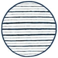 thumbnail image 6 of SAFAVIEH Montauk Rowena Striped Area Rug, Navy/Ivory, 5' x 8', 6 of 10