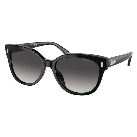 Ralph Lauren RA 5331U Plastic Womens Phantos Sunglasses Shiny Black 55mm Adult