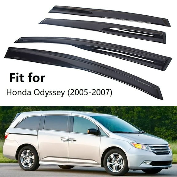 Fit for Honda Odyssey 2005-2007 Window Vent Visor Rain Deflector Sun Guard (4 Pcs)