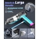 thumbnail image 3 of Aspirador de Mano 4 en 1 para Coche, 15000 Pa, Mini Soplador de Aire Portátil Inalámbrico, Aspiradora Recargable de Pantalla LED, Fuerte Succión para Limpieza de Coche, Hogar, Oficina (Negro+Rosa), 3 of 5