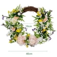 thumbnail image 2 of Coofit Wedding Artificial Plant Decorative: Hanging Vine Fake Floral Swag Window Wreath, 2 of 3