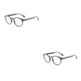 thumbnail image 4 of Qarigey Gafas redondas ligeras y de moda para mujer, para lucir gafas negras de arcoíris, montura de cristal IS031C5 IS031C5 2Conjunto, 4 of 6